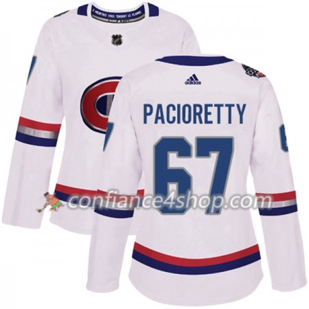 Adidas Maillot de Hockey Montreal Canadiens Max Pacioretty 67 2017-2018 Blanc Classic Authentic - Femme